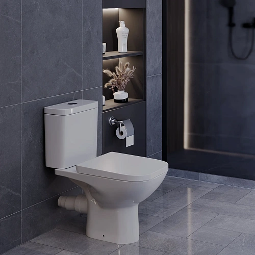 Унитаз напольный Taliente Elegia Vortex EG25065 белый, с бачком и крышкой микролифт Унитаз напольный Taliente Elegia Vortex EG25065 белый, с бачком и крышкой микролифт