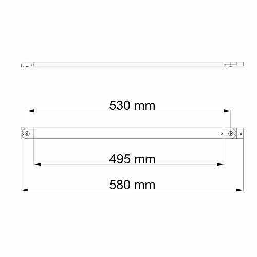 Фиксатор для стеклянной шторки WasserKRAFT D469 Фиксатор для стеклянной шторки WasserKRAFT D469