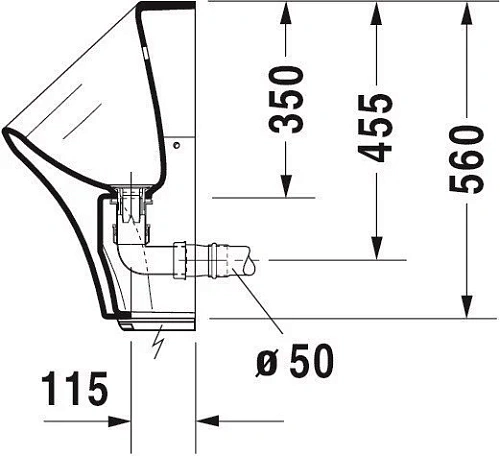 Писсуар Duravit DuraStyle 2806310007 30 см белый Писсуар Duravit DuraStyle 2806310007 30 см белый