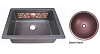 Картинка анонса товара «кухонная мойка bronze de luxe 10305, цвет - desert rose (пустынная роза), 64 х 56 х 23 см медная 10305_desert_rose_af-02»