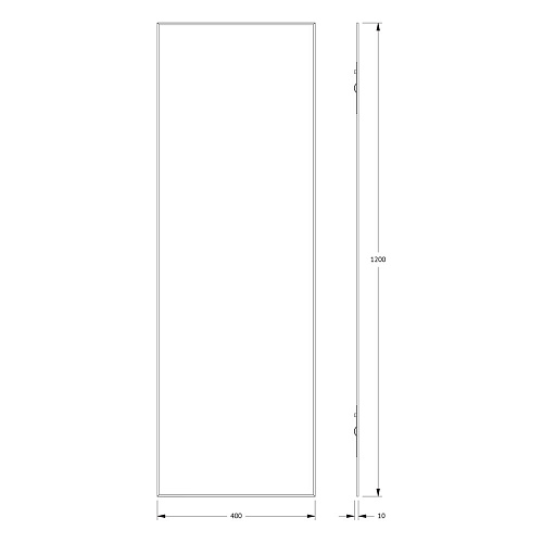 Зеркало Evoform Standard BY 0238 40х120 см с фацетом Зеркало Evoform Standard BY 0238 40х120 см с фацетом