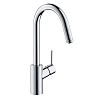 Смеситель для кухни Hansgrohe 260, с вытяжным изливом, 1jet, sBox 73864000, хром