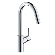 Смеситель для кухни Hansgrohe 260, с вытяжным изливом, 1jet, sBox 73864000, хром Смеситель для кухни Hansgrohe 260, с вытяжным изливом, 1jet, sBox 73864000, хром