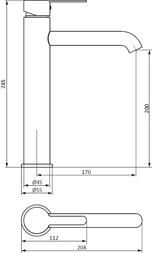 Смеситель для раковины STWORKI Стокгольм by Damixa Стокгольм HFSG02230 черный 552462 Смеситель для раковины STWORKI Стокгольм by Damixa Стокгольм HFSG02230 черный 552462