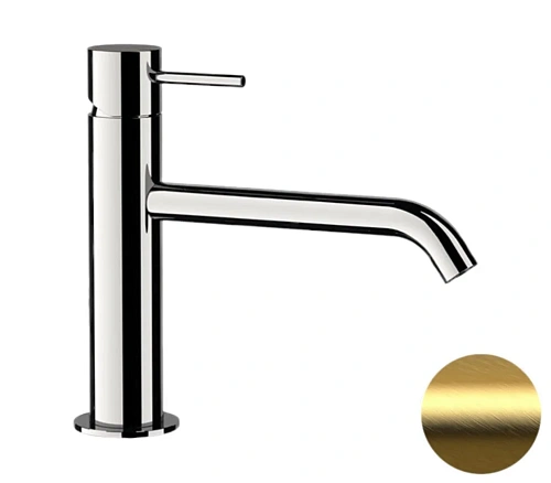 Смеситель для раковины Remer X Style X12ABG, золото брашированное Смеситель для раковины Remer X Style X12ABG, золото брашированное