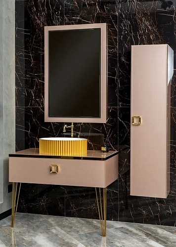 Шкаф-пенал Armadi Art LUCIDO 772-Rose пыльная роза Шкаф-пенал Armadi Art LUCIDO 772-Rose пыльная роза