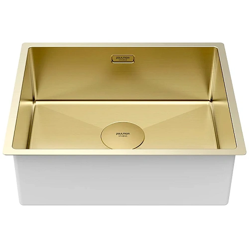 Кухонная мойка Paulmark NEXT 54 UNI, PM215444-LG, светлое золото, 540х440мм 1,2мм Кухонная мойка Paulmark NEXT 54 UNI, PM215444-LG, светлое золото, 540х440мм 1,2мм