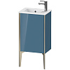 Картинка анонса товара «тумба под раковину duravit xviu xv4480lb147 напольная 41 см каменно-синий глянцевый»