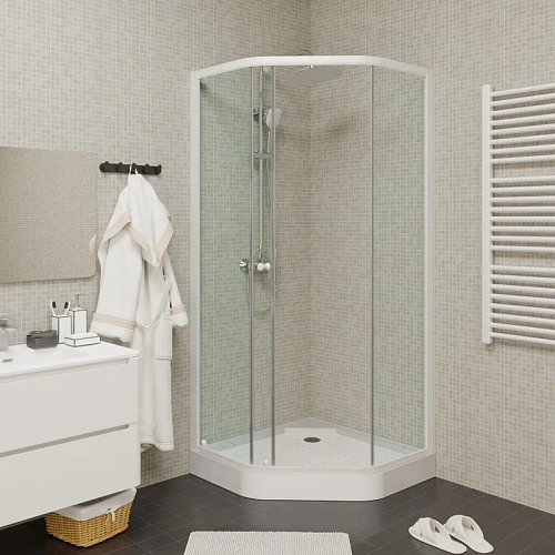 Душевой уголок Parly ZEP91 с поддоном 90х90х197 Душевой уголок Parly ZEP91 с поддоном 90х90х197