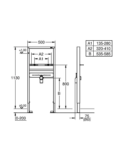 Инсталляция для раковины GROHE Rapid SL (38557001) Инсталляция для раковины GROHE Rapid SL (38557001)
