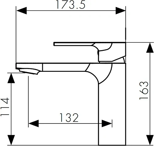 Смеситель для раковины Kaiser 59011 хром Смеситель для раковины Kaiser 59011 хром