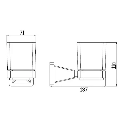 Стакан Kaiser Moderne KH-1035 Стакан Kaiser Moderne KH-1035