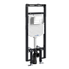 Картинка анонса товара «инсталляция для унитаза wasserkraft dinkel 58tlt.010.me.ch04 с клавишей смыва хром»