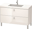 Тумба с раковиной Duravit Brioso BR4703O1022 120 см белый глянцевый Тумба с раковиной Duravit Brioso BR4703O1022 120 см белый глянцевый