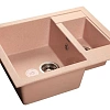 Кухонная мойка GranFest Quadro Q-610 K св-роз светло-розовый Кухонная мойка GranFest Quadro Q-610 K св-роз светло-розовый