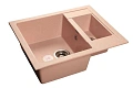 Кухонная мойка GranFest Quadro Q-610 K св-роз светло-розовый Кухонная мойка GranFest Quadro Q-610 K св-роз светло-розовый