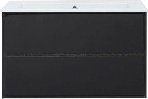 Тумба под раковину Aquanet Милан 105 черный глянец 00316690 Тумба под раковину Aquanet Милан 105 черный глянец 00316690