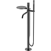 Смеситель для ванны Boheme STICK напольный GUN METAL LINEA 129-GM.3