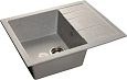 Кухонная мойка GranFest Quadro Q-650 L сер серый Кухонная мойка GranFest Quadro Q-650 L сер серый
