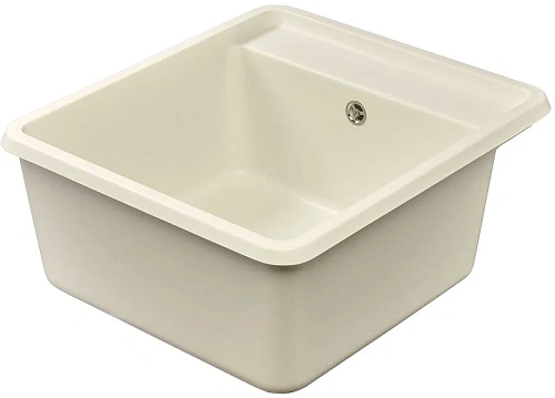 Кухонная мойка Aquaton Беллис 57 1A724932BS240 из литого мрамора, жемчуг Кухонная мойка Aquaton Беллис 57 1A724932BS240 из литого мрамора, жемчуг