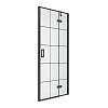 Картинка анонса товара «душевая дверь new trendy new renoma black r 120x195 d-0373a (черный)»