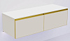 Тумба под раковину Armadi Art QUATRO 790-M2-140(70+70)-CM-MG+L 140 см (70+70) CASHMERE профиль MATT GOLD Тумба под раковину Armadi Art QUATRO 790-M2-140(70+70)-CM-MG+L 140 см (70+70) CASHMERE профиль MATT GOLD