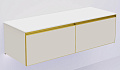 Тумба под раковину Armadi Art QUATRO 790-M2-140(70+70)-CM-MG+L 140 см (70+70) CASHMERE профиль MATT GOLD Тумба под раковину Armadi Art QUATRO 790-M2-140(70+70)-CM-MG+L 140 см (70+70) CASHMERE профиль MATT GOLD