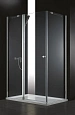 Душевой уголок CEZARES ELENA-W-AH-1-90/100-C-Cr 90x100см стекло прозрачное, профиль хром Душевой уголок CEZARES ELENA-W-AH-1-90/100-C-Cr 90x100см стекло прозрачное, профиль хром