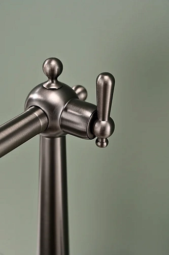 Смеситель для кухни Paulmark Retro вороненая сталь Re213226-GM Смеситель для кухни Paulmark Retro вороненая сталь Re213226-GM