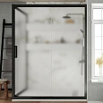 Душевой уголок STWORKI Эстерсунд 160x80 см профиль черный матовый, стекло матовое 467941 Душевой уголок STWORKI Эстерсунд 160x80 см профиль черный матовый, стекло матовое 467941