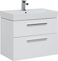 Тумба под раковину Aquanet Nova 75 белый (2 ящика) 00242262 Тумба под раковину Aquanet Nova 75 белый (2 ящика) 00242262