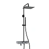 Душевая система WasserKRAFT A114.255.217.CB Thermo с термостатом черный Душевая система WasserKRAFT A114.255.217.CB Thermo с термостатом черный