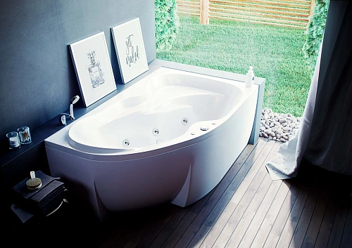 Акриловая ванна Aquatek Вега 170x105 асимметричная, левая, с каркасом VEG170-0000084 Акриловая ванна Aquatek Вега 170x105 асимметричная, левая, с каркасом VEG170-0000084