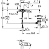 Смеситель для раковины GROHE BauLoop с рычажным донным клапаном, размер S, хром (22054001) Смеситель для раковины GROHE BauLoop с рычажным донным клапаном, размер S, хром (22054001)