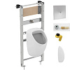 Картинка анонса товара «комплект 7 в 1 ideal standard connect e567101l1 инсталляция prosys и писсуар connect e567101»