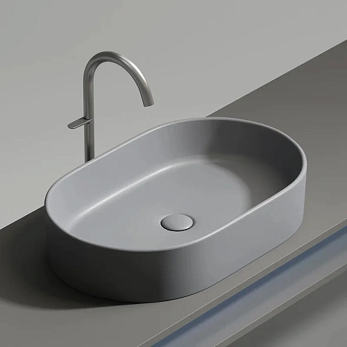 Раковина Ceramica Nova ELEMENT CN6048MH Антрацит матовый накладная Раковина Ceramica Nova ELEMENT CN6048MH Антрацит матовый накладная