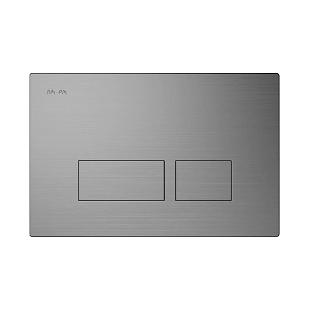 Клавиша смыва AM.PM Pro S I047031 пневматическая, пластик, никель матовый Клавиша смыва AM.PM Pro S I047031 пневматическая, пластик, никель матовый