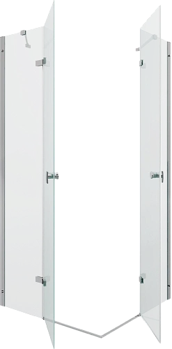 Душевой уголок DIWO Муром 90х90 профиль хром глянцевый 571079 Душевой уголок DIWO Муром 90х90 профиль хром глянцевый 571079