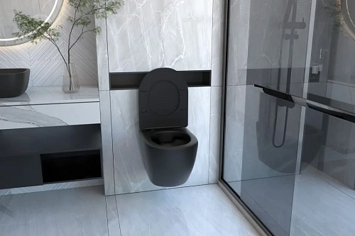 Комплект унитаза ABBER Bequem AC1100MB черный матовый с инсталляцией AC0105 и кнопкой AC0120MB черная матовая AC1100MB-AC0105-AC0120MB Комплект унитаза ABBER Bequem AC1100MB черный матовый с инсталляцией AC0105 и кнопкой AC0120MB черная матовая AC1100MB-AC0105-AC0120MB