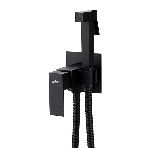 Гигиенический душ ABBER Daheim AF8226B черный матовый Гигиенический душ ABBER Daheim AF8226B черный матовый
