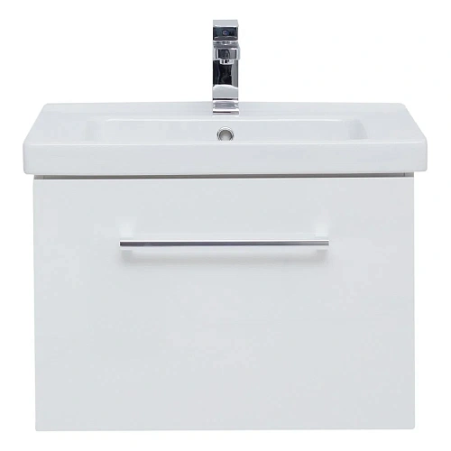 Тумба под раковину DREJA BIG INN, 65 см, подвесная, 1 ящик + выдвижной внутренний ящик, белый глянец 77.0201W Тумба под раковину DREJA BIG INN, 65 см, подвесная, 1 ящик + выдвижной внутренний ящик, белый глянец 77.0201W