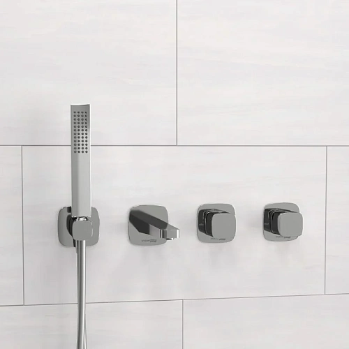 Смеситель для ванны WasserKRAFT A8651.312.314.326.087.103 встраиваемый хром Смеситель для ванны WasserKRAFT A8651.312.314.326.087.103 встраиваемый хром