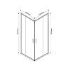 Душевой уголок Vincea Garda VSS-1G8010CLBN 1000x800, брашированный никель, стекло прозрачное Душевой уголок Vincea Garda VSS-1G8010CLBN 1000x800, брашированный никель, стекло прозрачное