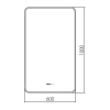 Зеркало SILVER MIRRORS Incanto 600х1000 (LED-00002537) Зеркало SILVER MIRRORS Incanto 600х1000 (LED-00002537)