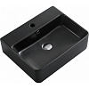 Картинка анонса товара «раковина esbano circon-52 (esrncirc52mb) накладная matt black 520x420x155»