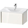 Картинка анонса товара «тумба под раковину duravit xviu xv40160b122 подвесная 81 см белая/шампань»