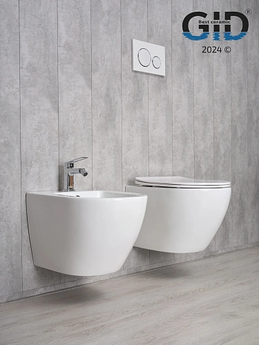 Унитаз подвесной Gid Tr2198 61107Y белый 49x36x35.5 с крышкой микролифт Унитаз подвесной Gid Tr2198 61107Y белый 49x36x35.5 с крышкой микролифт