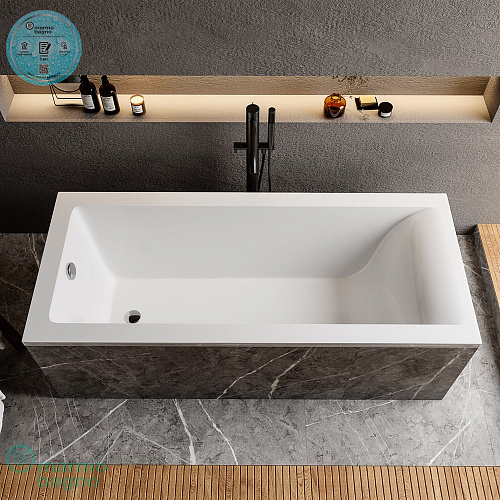 Ванна из искусственного камня Marmo Bagno Ницца 170x70 MB-N170-70 Ванна из искусственного камня Marmo Bagno Ницца 170x70 MB-N170-70