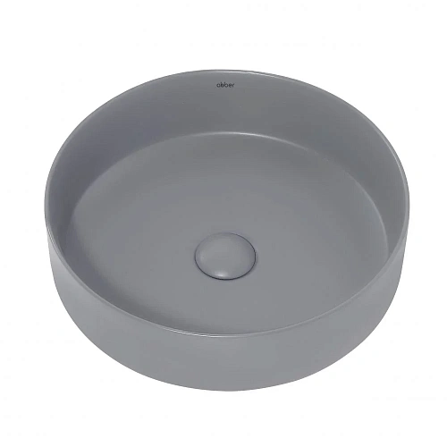 Раковина ABBER Bequem AC2109MG накладная, серая матовая Раковина ABBER Bequem AC2109MG накладная, серая матовая