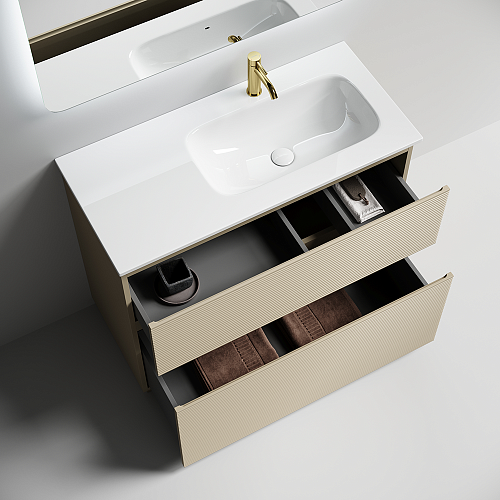 Тумба под раковину SANCOS Folk Floor FL100FRCP правая 995х445х850 капучино, напольная Тумба под раковину SANCOS Folk Floor FL100FRCP правая 995х445х850 капучино, напольная